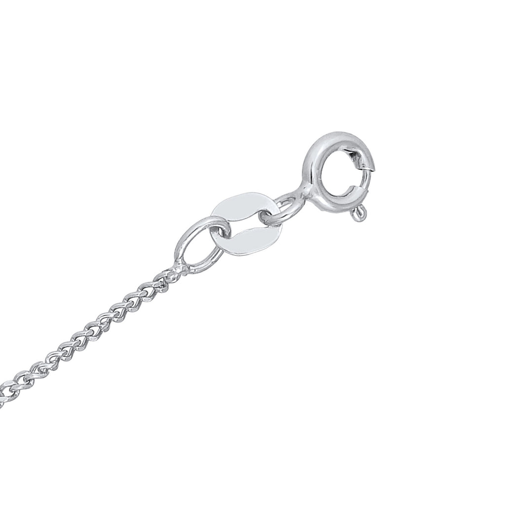 Silver Kalung Perhiasan Perak 925 Wanita Choker Heart Love Plain