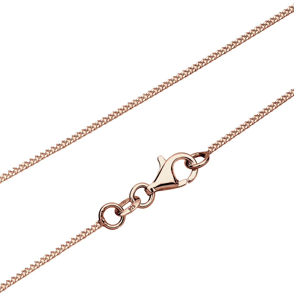 Rosegold Perhiasan Wanita Perak Asli - Silver Kalung  Cross Religion Star Engraving Lapis Rosegold