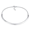 Silver Kalung Perhiasan Perak 925 Wanita Cuff Basic