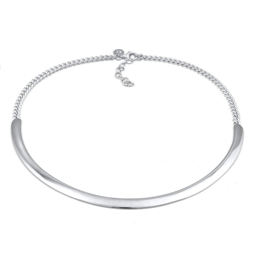 Silver Kalung Choker Necklace Perak 925 Wanita Korea Style Minimalis
