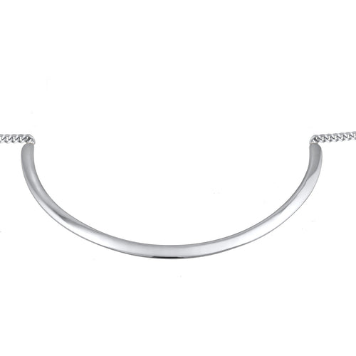 Silver Kalung Choker Necklace Perak 925 Wanita Korea Style Minimalis