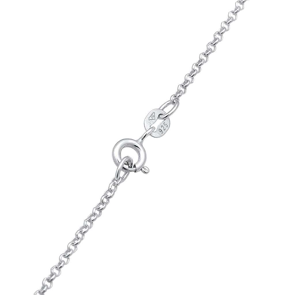 Silver Kalung Perhiasan Perak 925 Wanita Y-Chain Solitaire Pendant Infinity Crystal