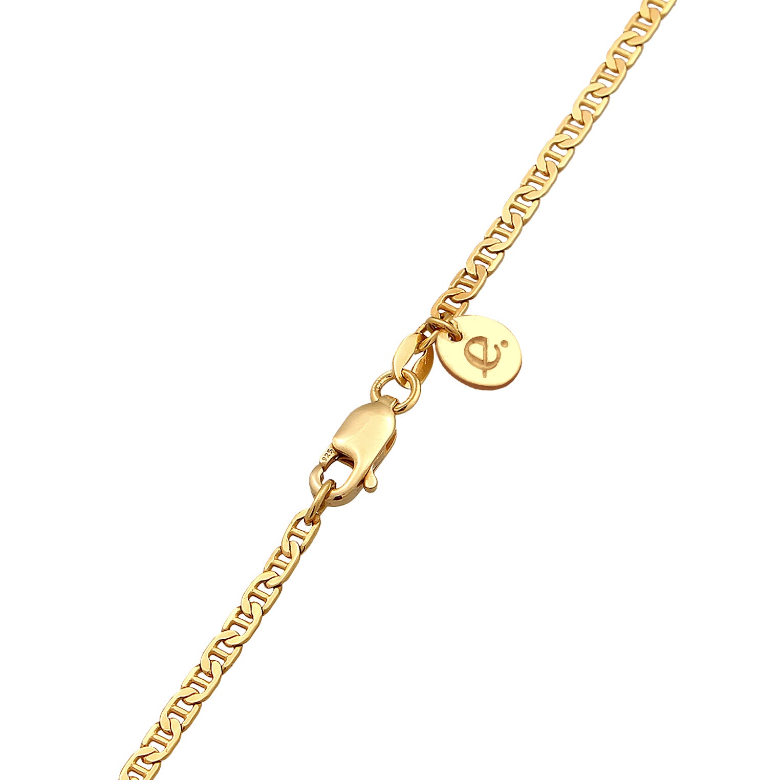 Gold Kalung Perhiasan Perak 925 Wanita Heart Pendant Gold Plated