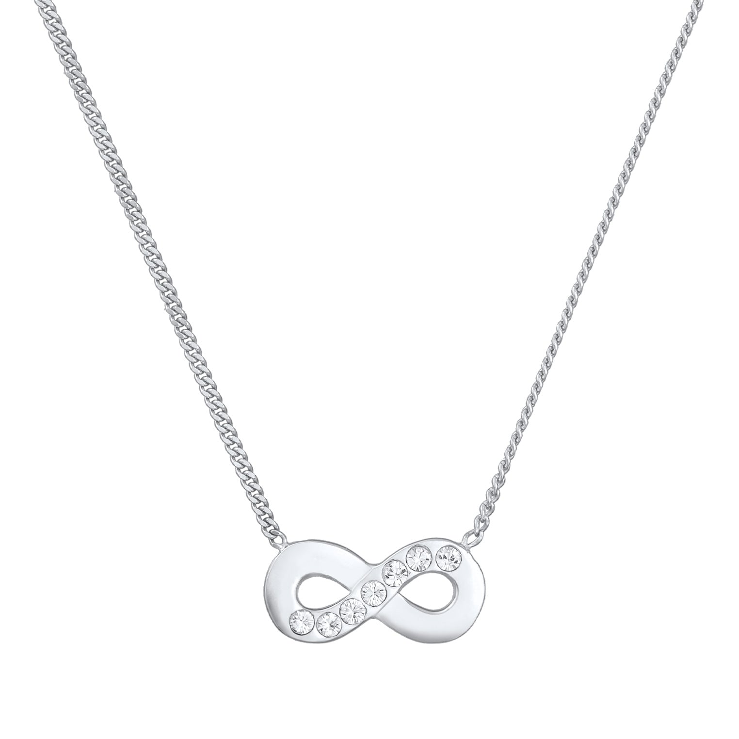 Silver Kalung Perhiasan Perak 925 Wanita Stack Band Trend