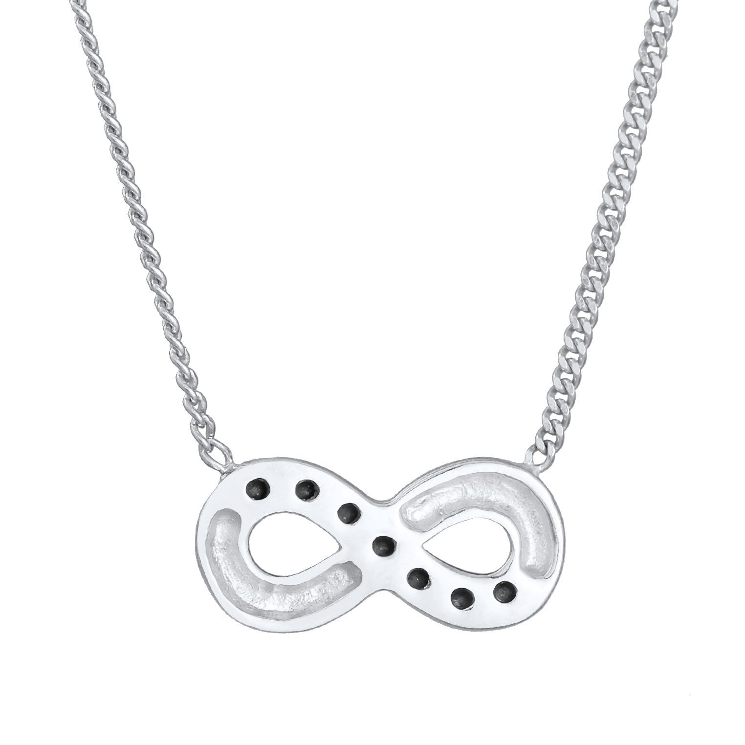 Silver Kalung Perhiasan Perak 925 Wanita Stack Band Trend