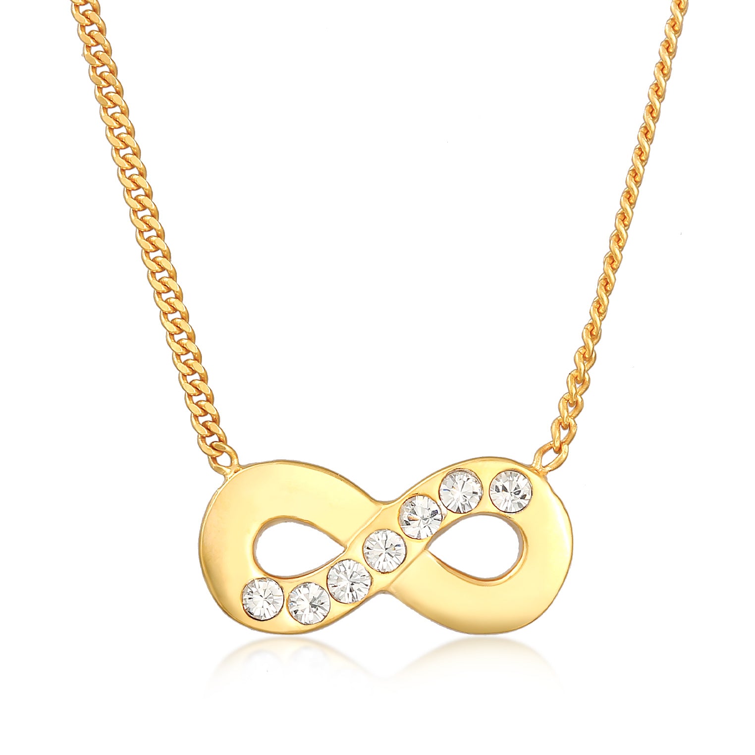 Gold Kalung Perhiasan Perak 925 Wanita Stack Band Trend Gold Plated