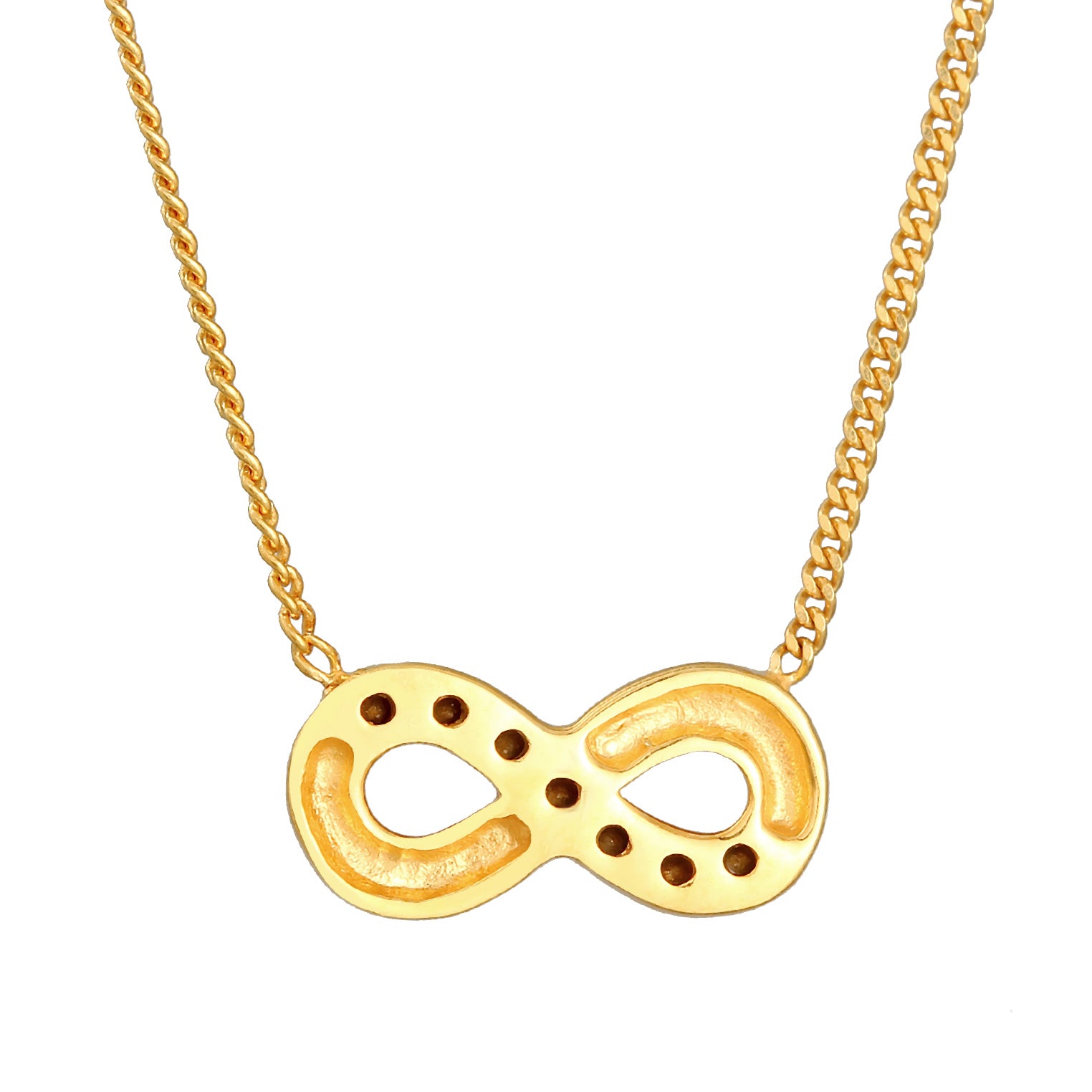 Gold Kalung Perhiasan Perak 925 Wanita Stack Band Trend Gold Plated