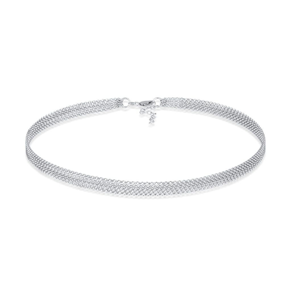 Kalung perak 925 dengan links modern elegan Elli Jewelry
