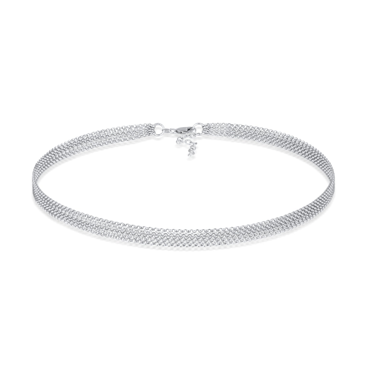 Kalung perak 925 dengan links modern elegan Elli Jewelry

