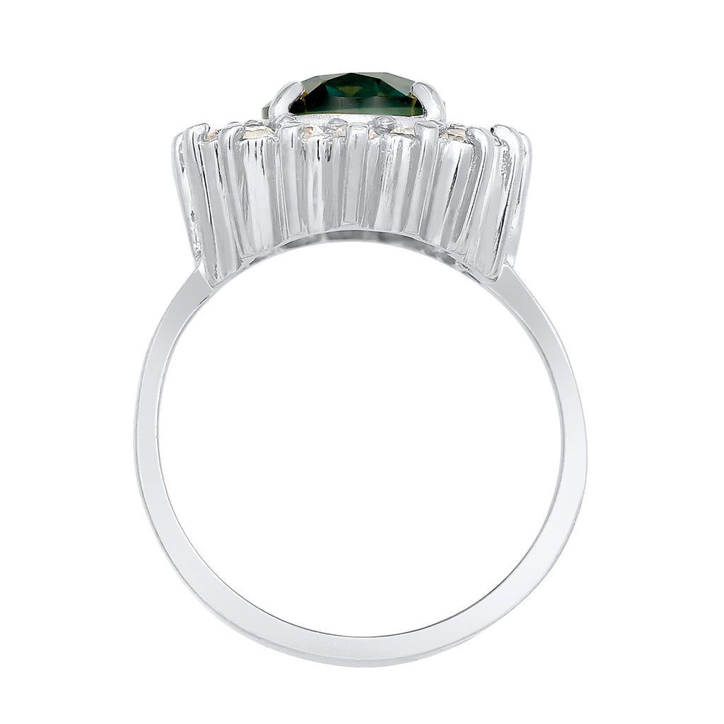 Quartz Cocktail Ring 925 Silver