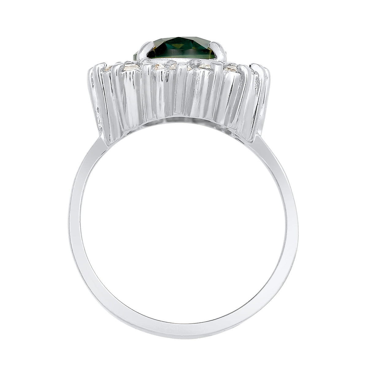 Quartz Cocktail Ring 925 Silver