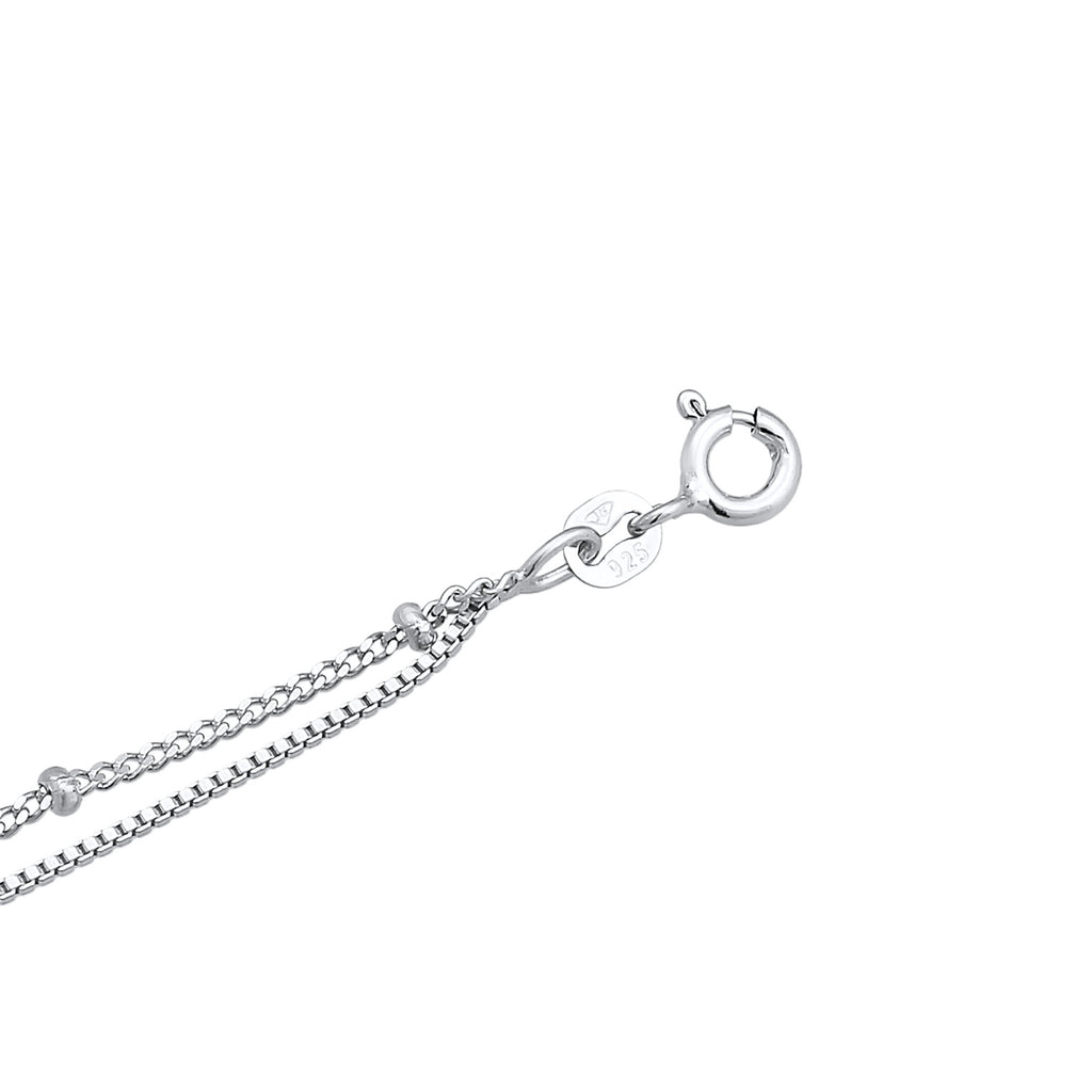 Silver Gelang Kaki Perhiasan Perak 925 Wanita Ball Venetian