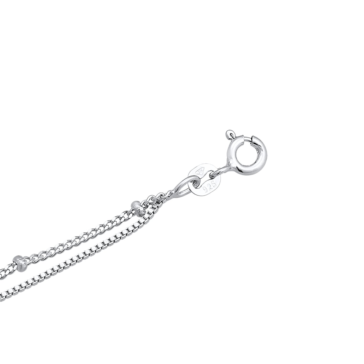 Silver Gelang Kaki Perhiasan Perak 925 Wanita Ball Venetian