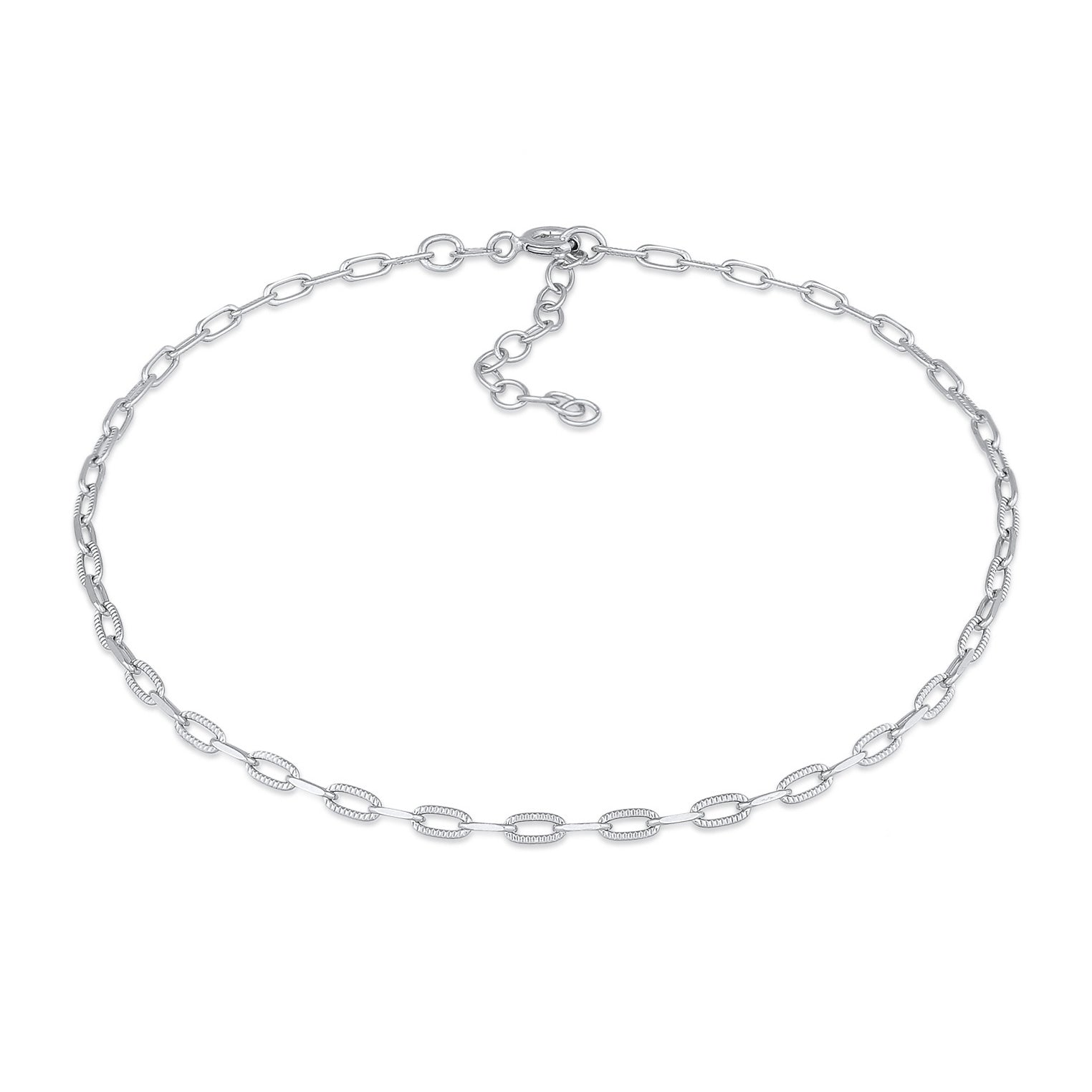 Silver Gelang Kaki Perhiasan Perak 925 Wanita Basic Links