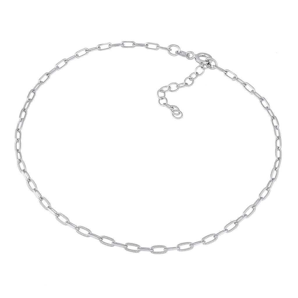 Silver Gelang Kaki Perhiasan Perak 925 Wanita Basic Links