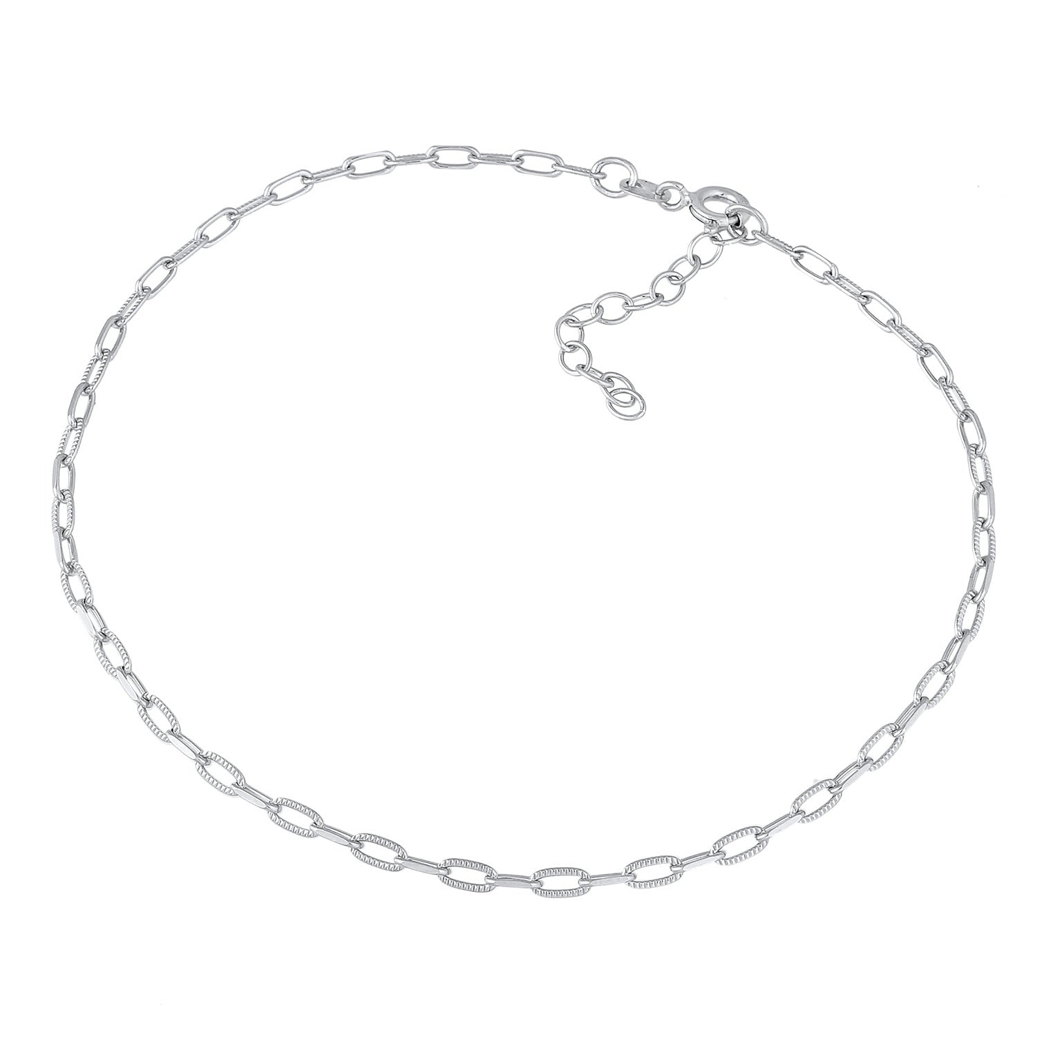 Silver Gelang Kaki Perhiasan Perak 925 Wanita Basic Links