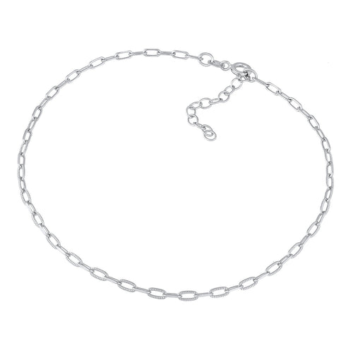 Silver Gelang Kaki Perhiasan Perak 925 Wanita Basic Links