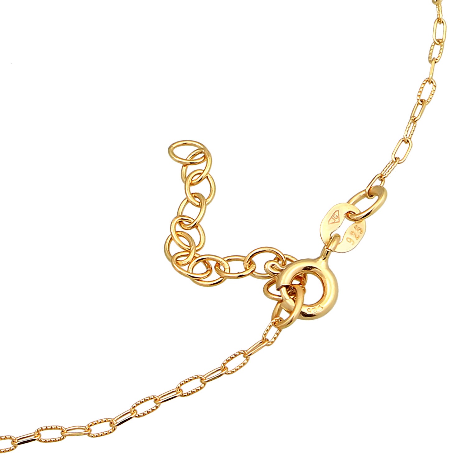 Gold Gelang Kaki Perhiasan Emas 375 Wanita Plate Link Chain