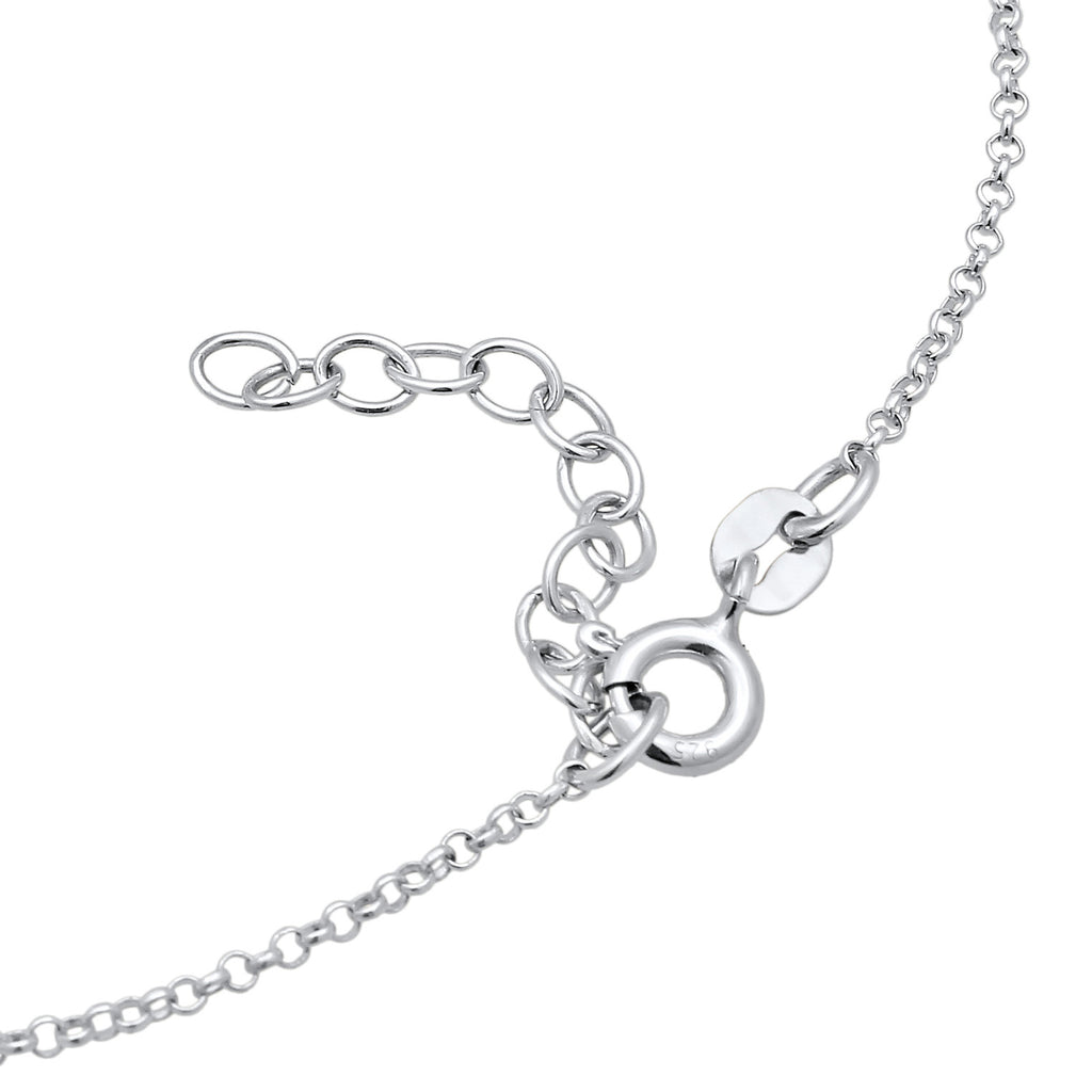 Silver Gelang Kaki Perhiasan Perak 925 Wanita Wave Maritime Basic