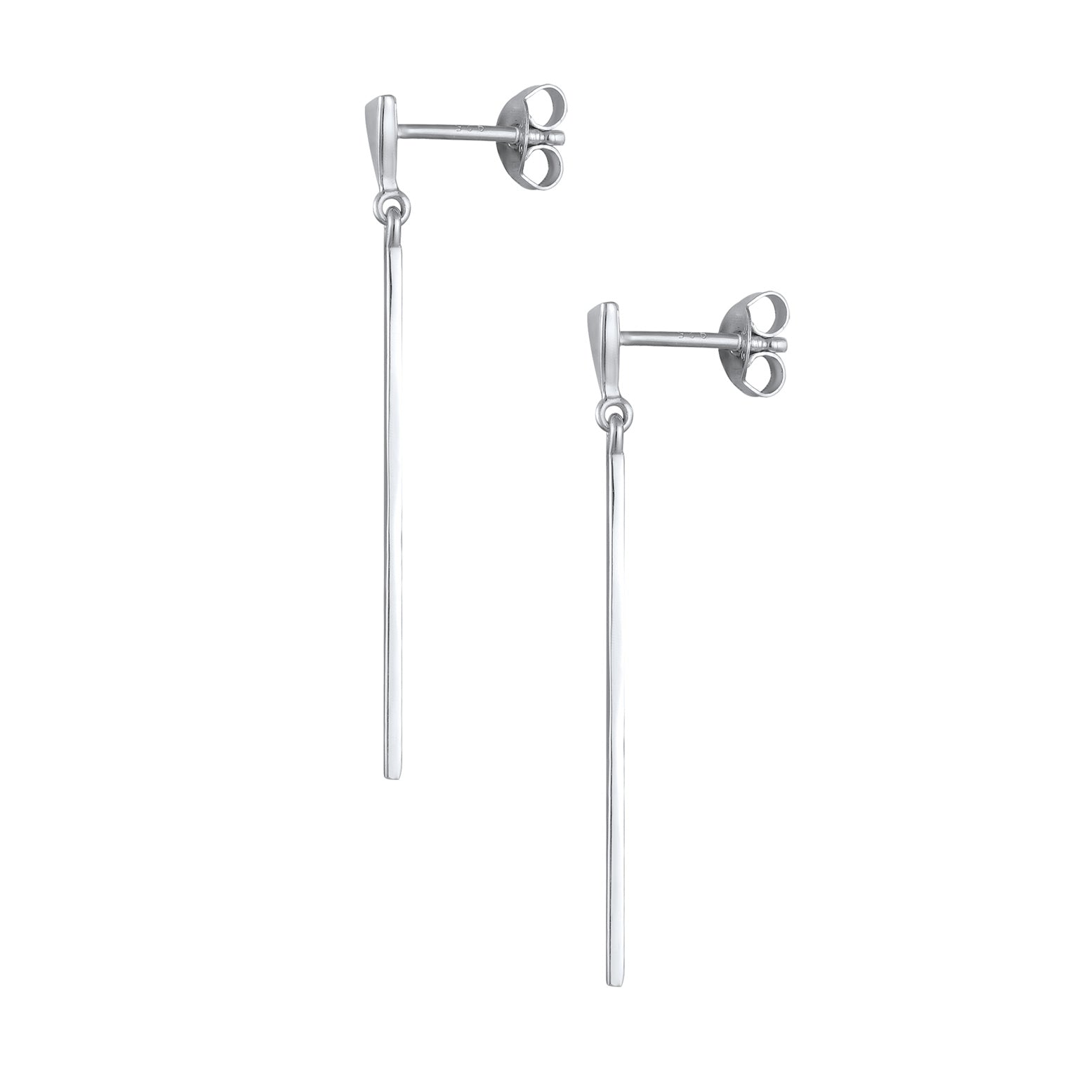 Silver Anting Perhiasan Perak 925 Wanita Triangle Bar