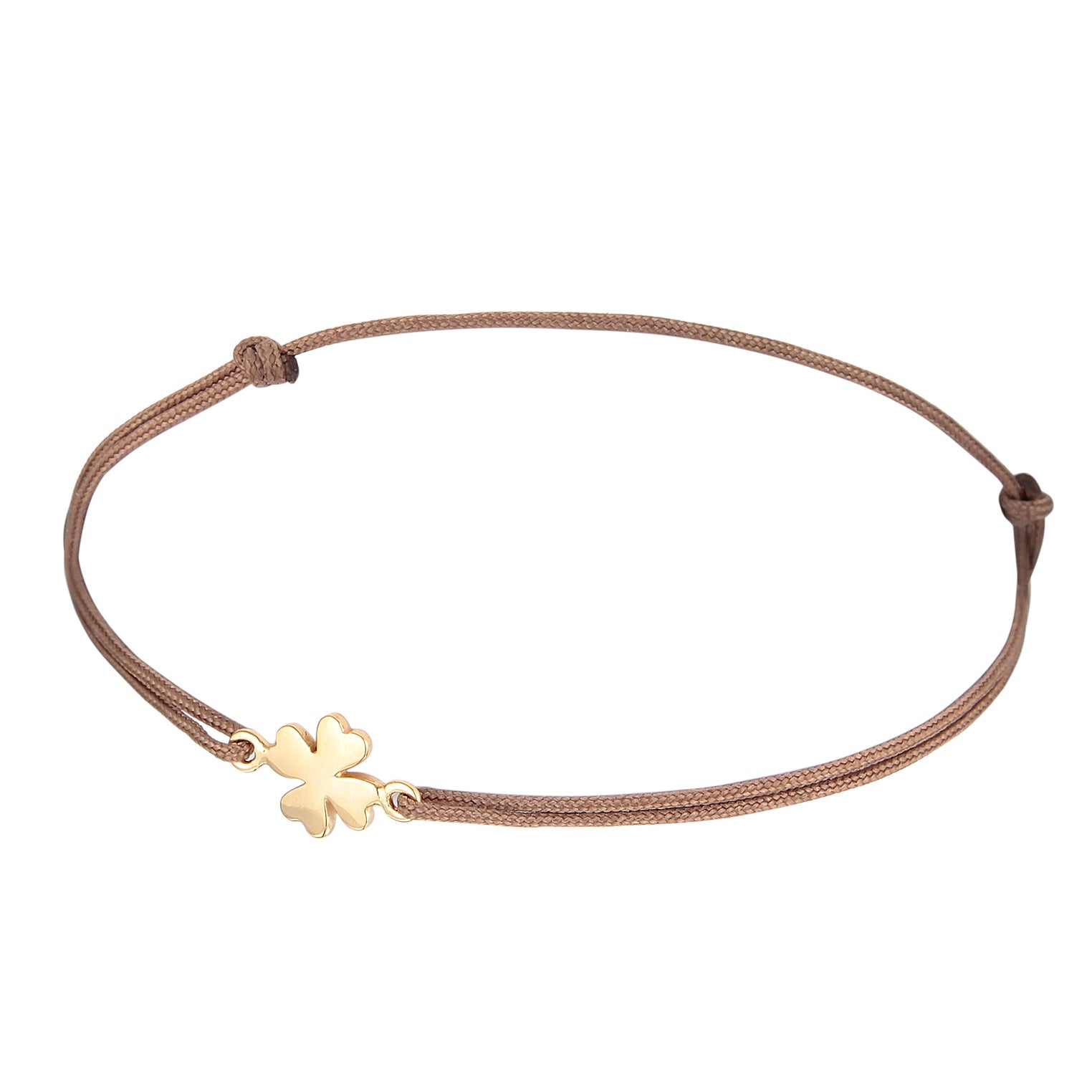 Gold Gelang Perhiasan Perak 925 Wanita Cloverleaf Gold Plated