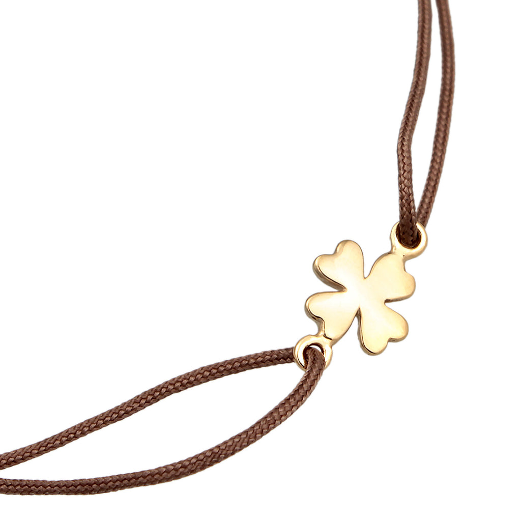 Gold Gelang Perhiasan Perak 925 Wanita Cloverleaf Gold Plated