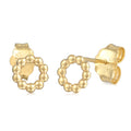 Gold Anting Perhiasan Emas 375 Wanita Circle