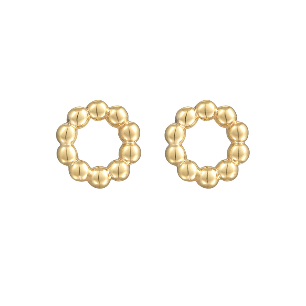 Gold Anting Perhiasan Emas 375 Wanita Circle