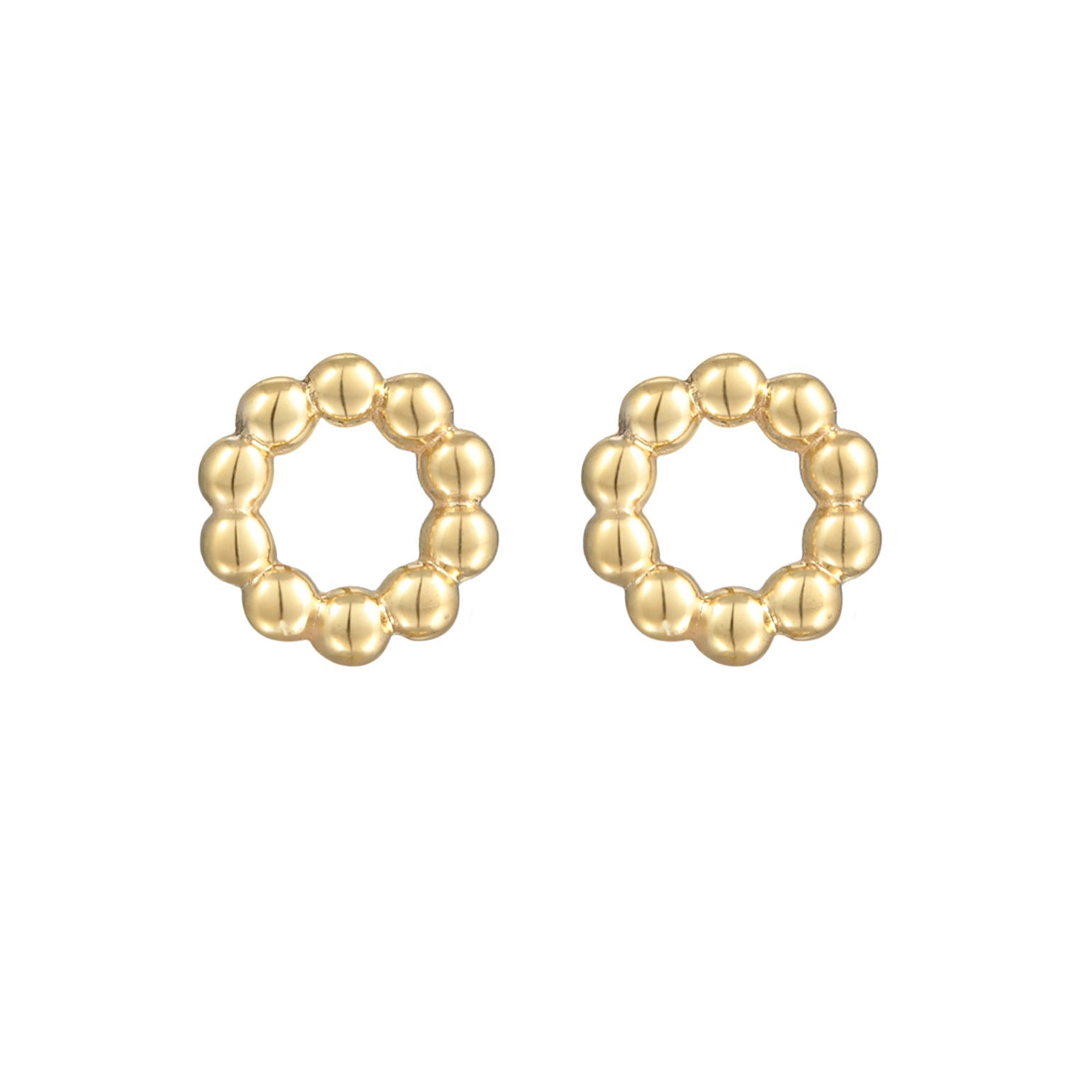 Gold Anting Perhiasan Emas 375 Wanita Circle