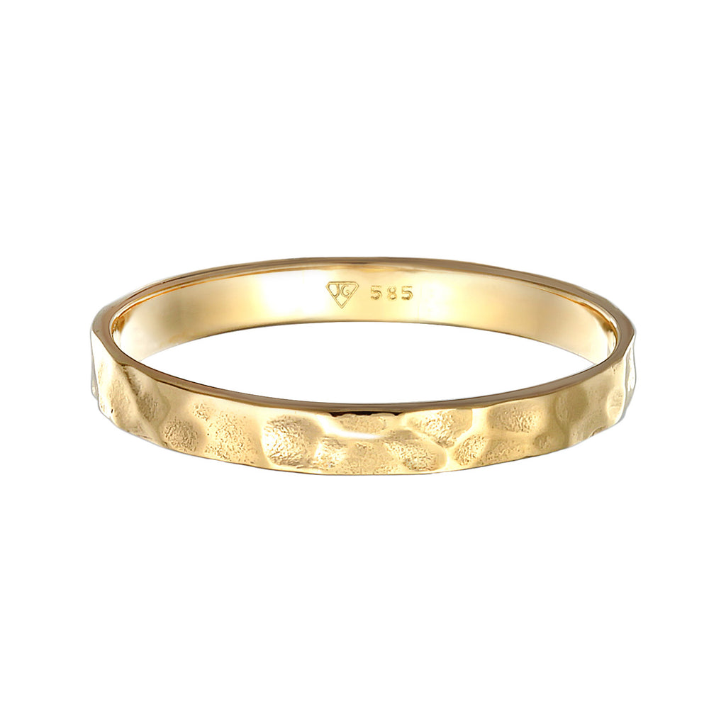 Gold Ring Basic In 585 Yellow Gold