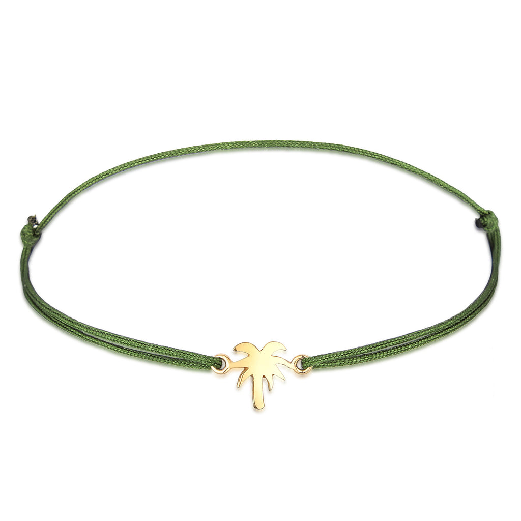 Green Gelang Perhiasan Perak 925 Wanita Palme Beach Gold Plated