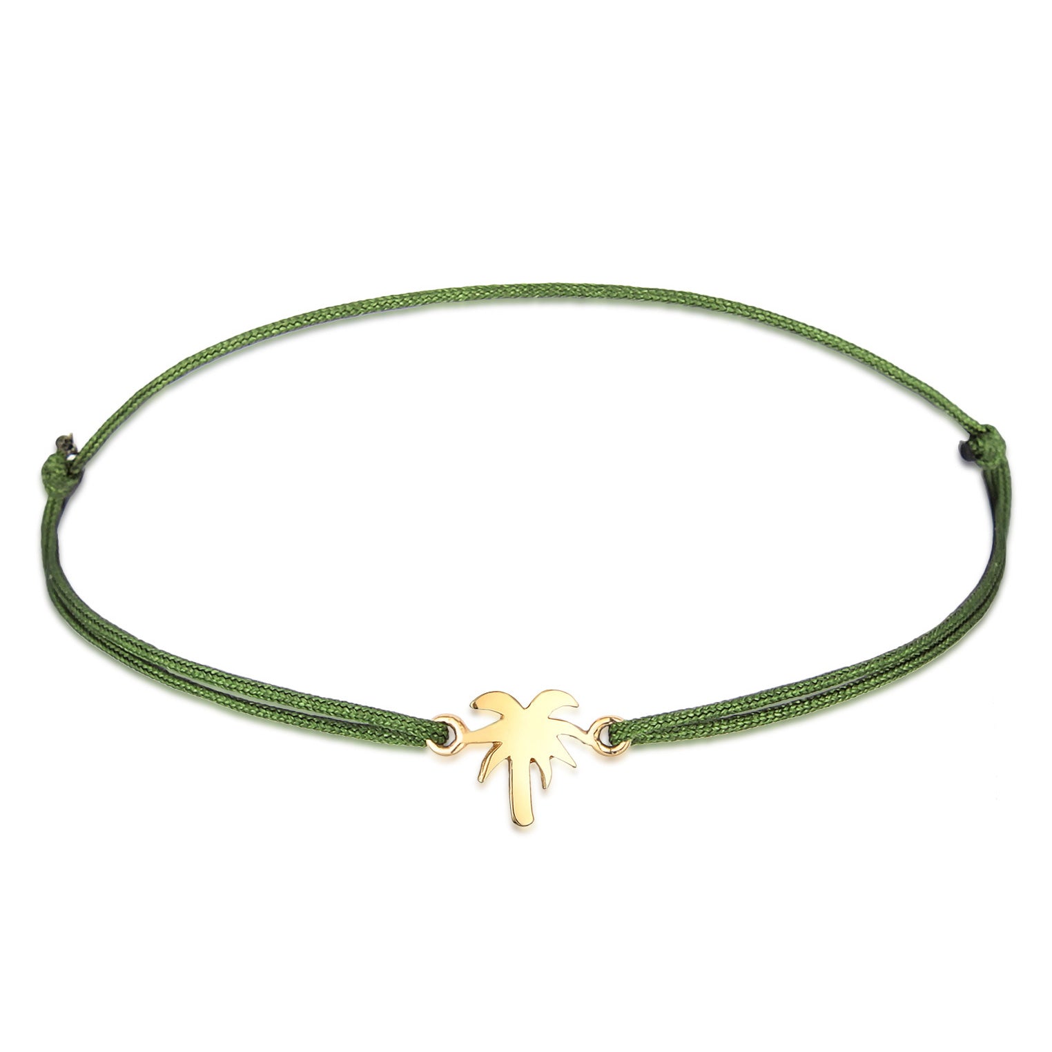 Green Gelang Perhiasan Perak 925 Wanita Palme Beach Gold Plated