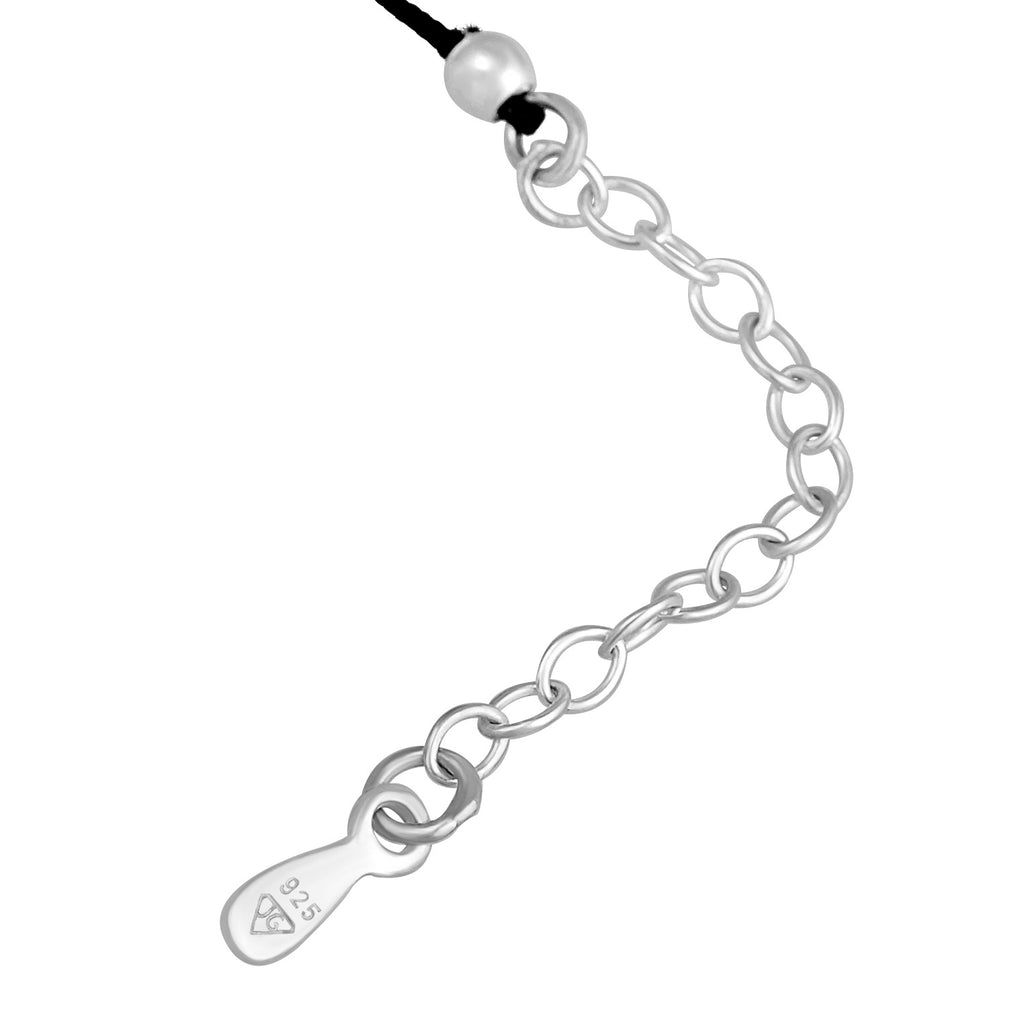 Silver Kalung Perhiasan Perak 925 Wanita Choker Zirconia Drop