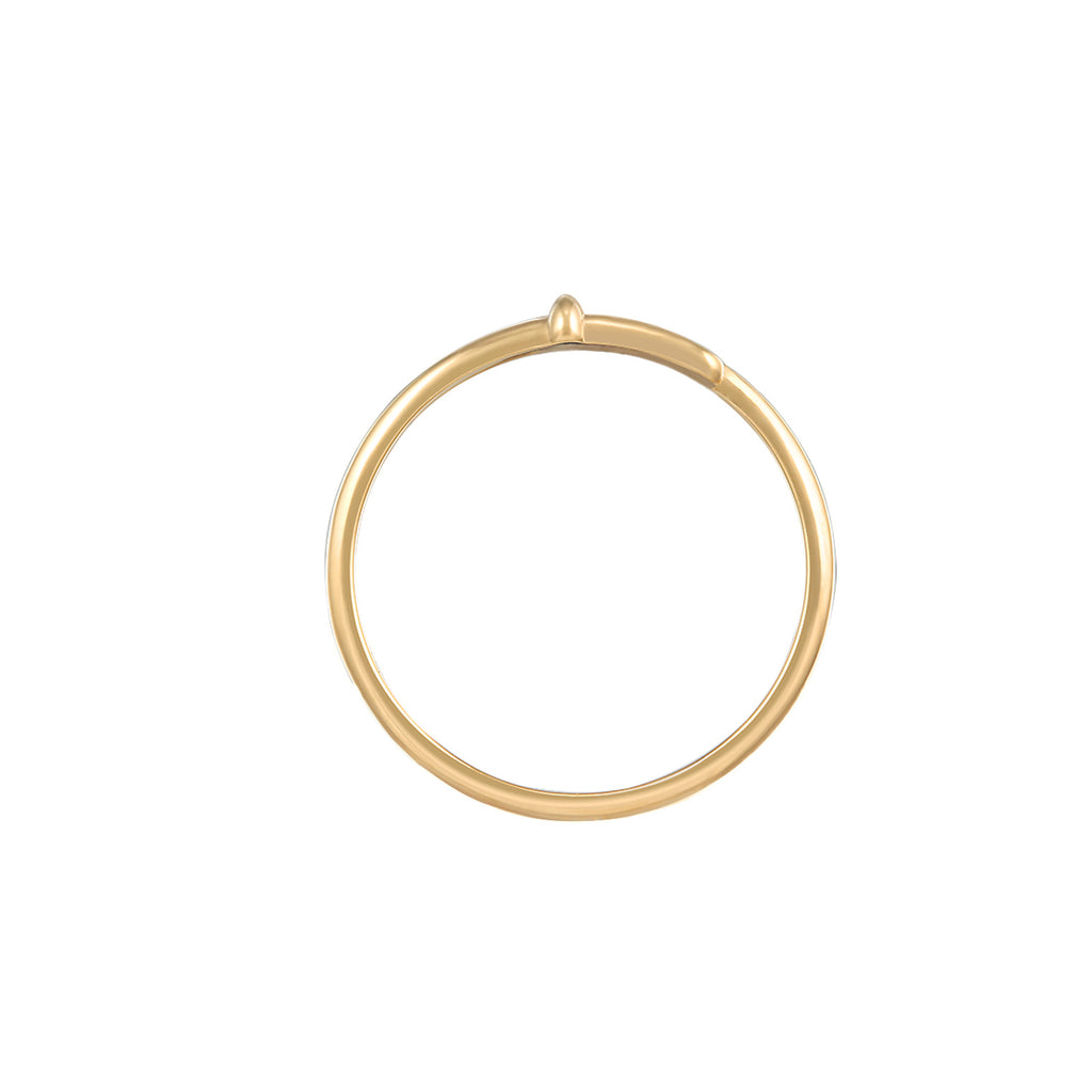 Ring Wrap Design Twisted Basic 925 Sterling Silver Gold Plated