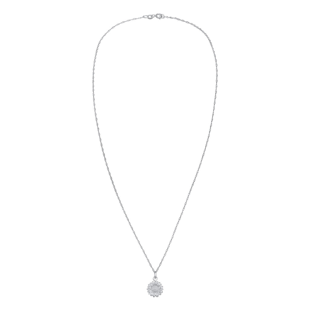 Kalung perak 925 dengan liontin daisy summer elegan Elli Jewelry