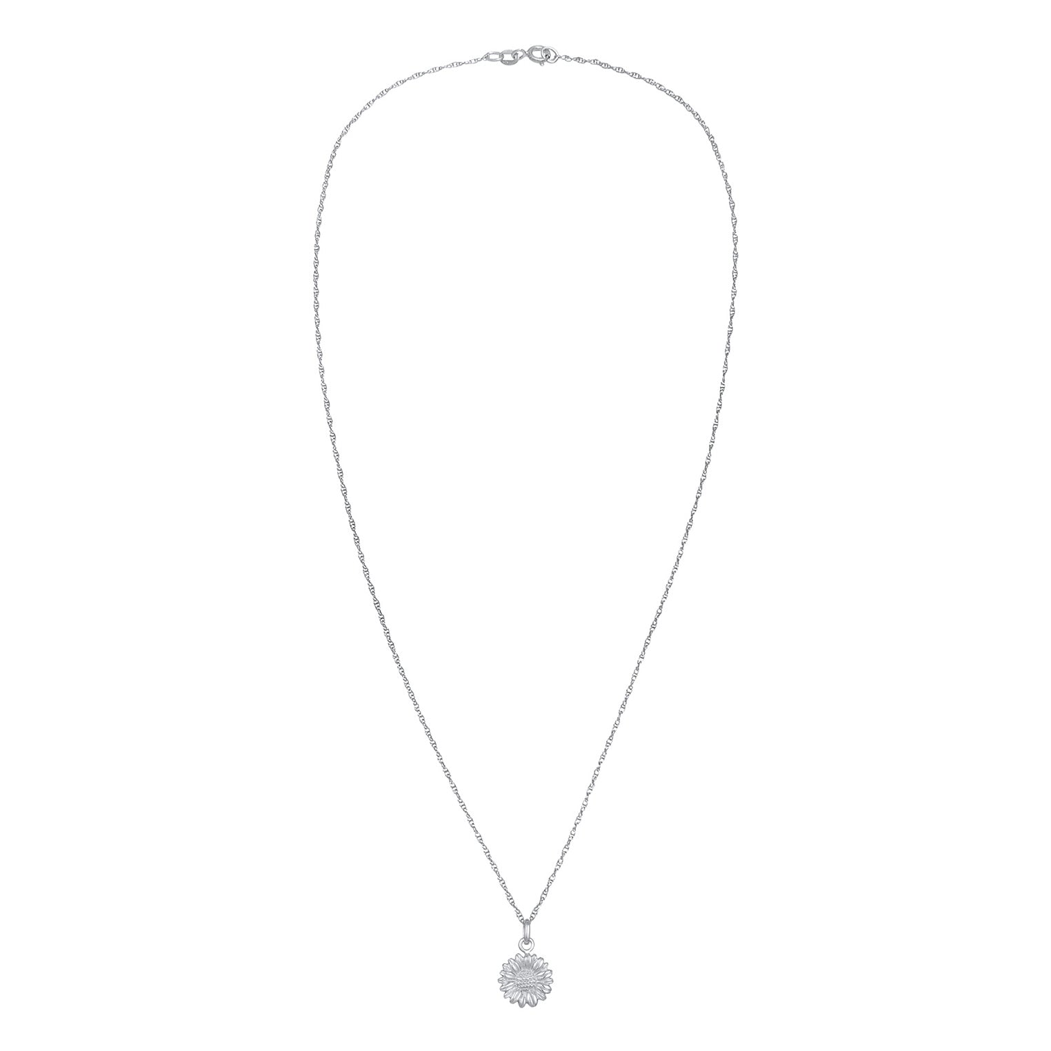 Kalung perak 925 dengan liontin daisy summer elegan Elli Jewelry