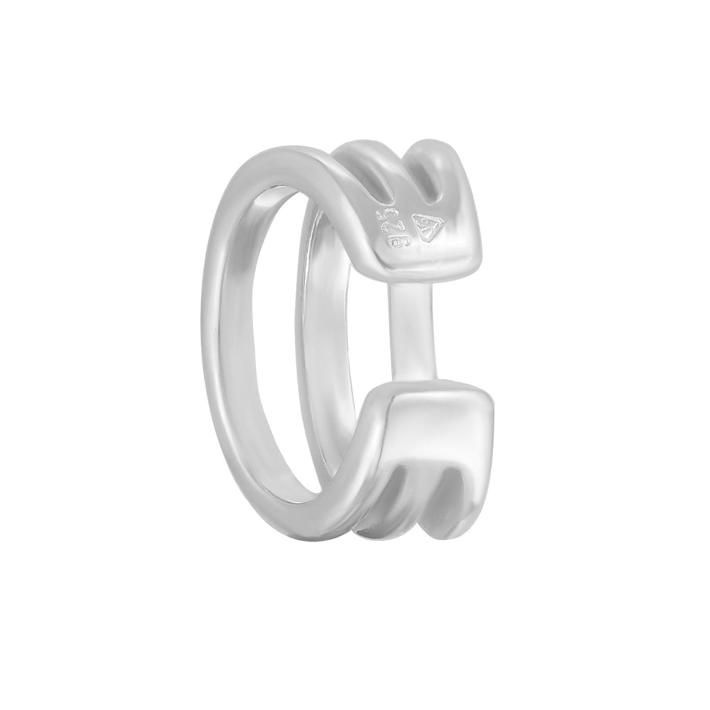 Silver Anting Perhiasan Perak 925 Wanita Single Modern