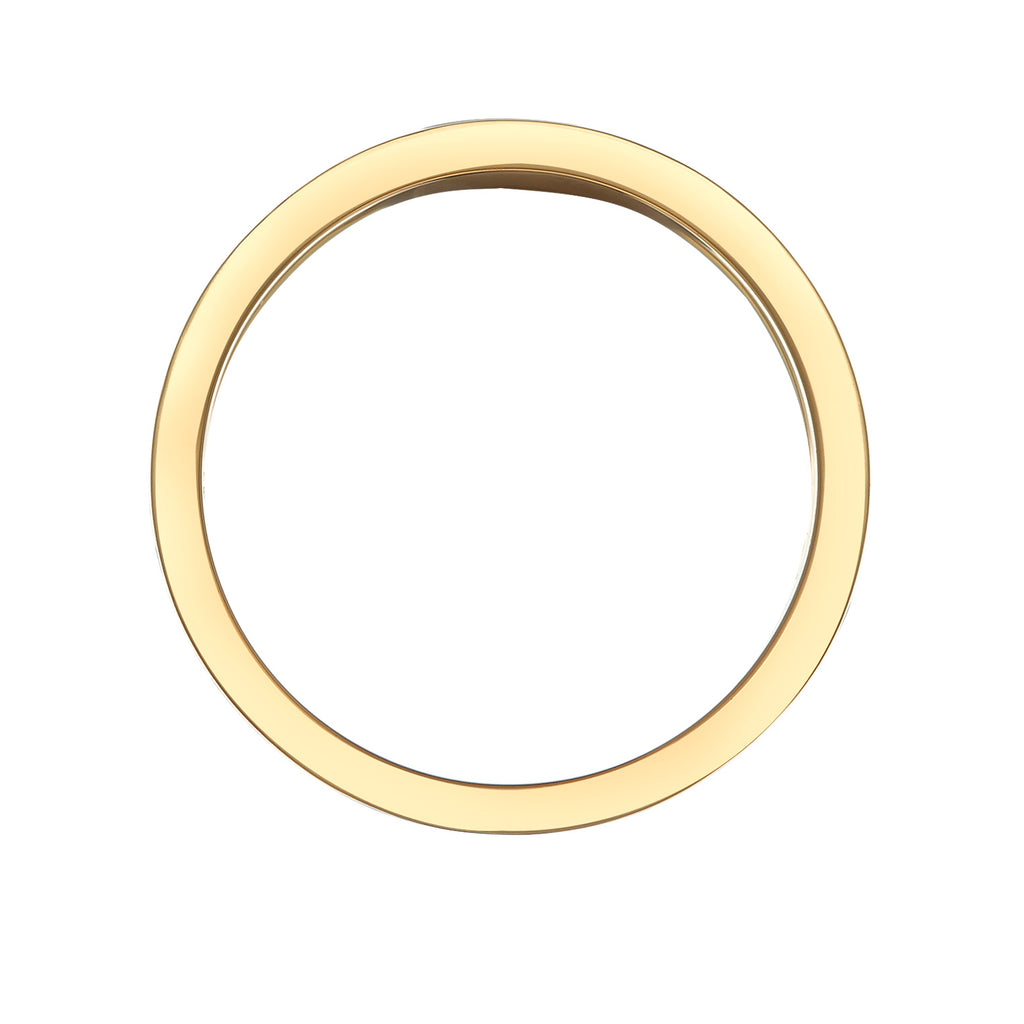 Gold - Elli | Ring BWords Amor Vincit Omnia 925 Sterling Silver Gold Plated