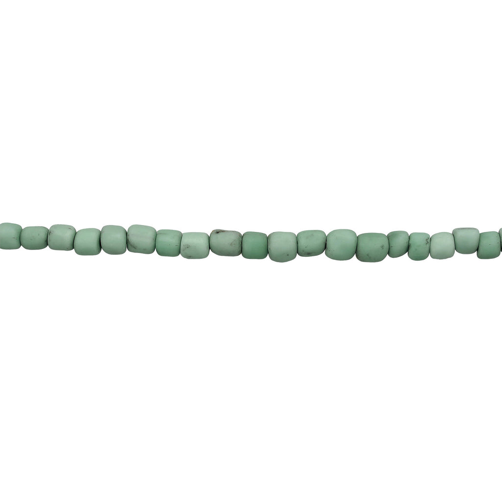 Light Blue Kalung Perhiasan Perak 925 Wanita Choker Trend Basic Glass Beads Green Gold Plated