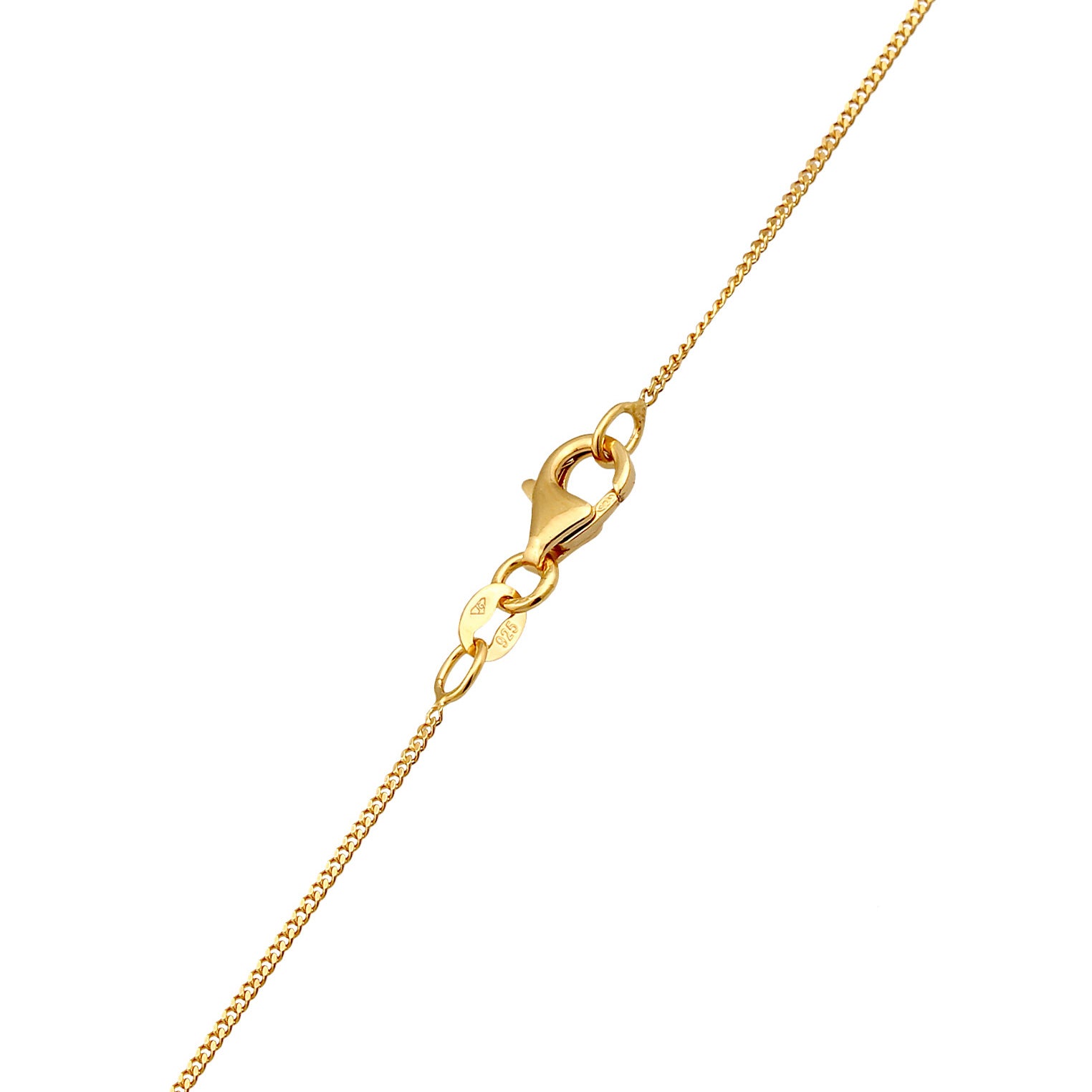 Gold Perhiasan Wanita Perak Asli - Silver Basic Solitaire Gemstone Gold Plated
