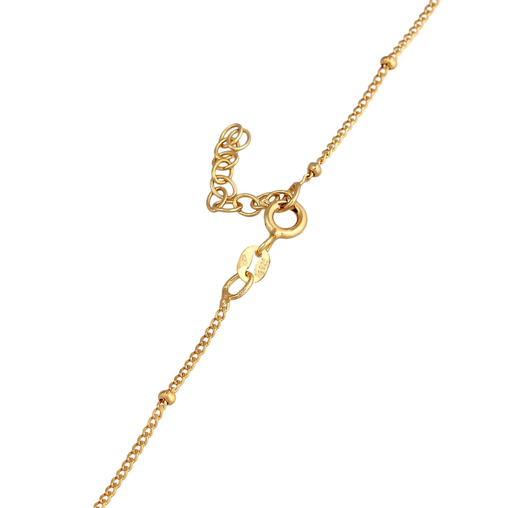 Gold Kalung Perhiasan Perak 925 Wanita Choker Wave Maritime Gold Plated