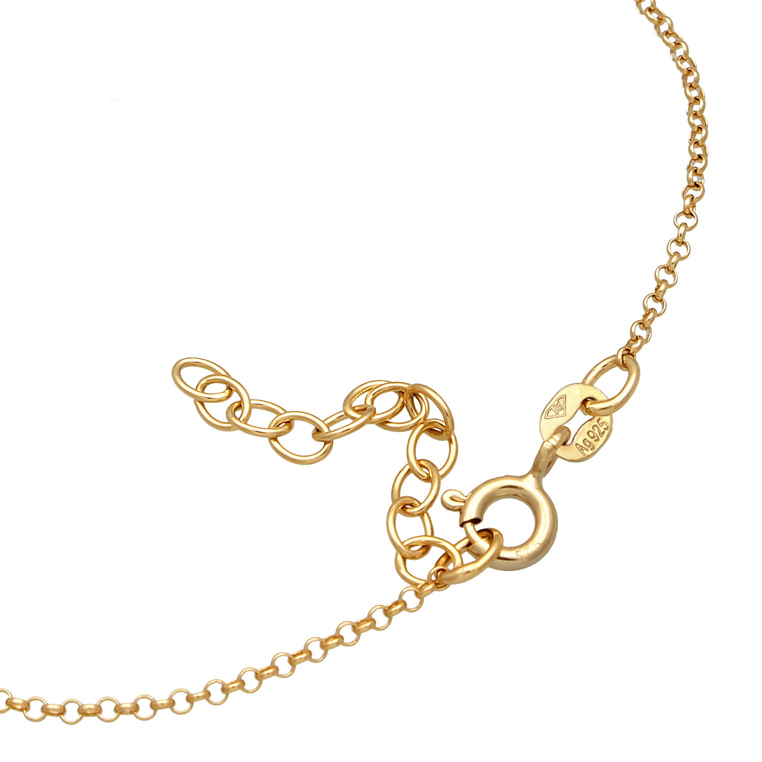 Gold Perhiasan Wanita Perak Asli - Silver Gelang Hand Chain Infinity Symbol Gold Plated