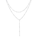 Kalung perak 925 dengan Y-chain elegan Elli Jewelry
