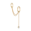 Anting perak 925 dengan creole design elegan Elli Jewelry