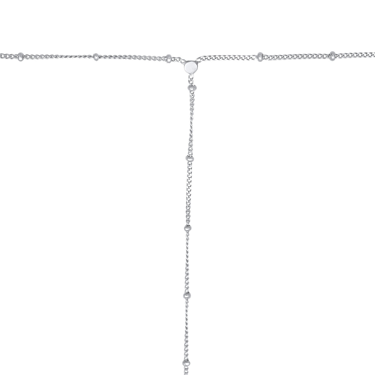 Ladies waist chain balls basic in 925 sterling silver
