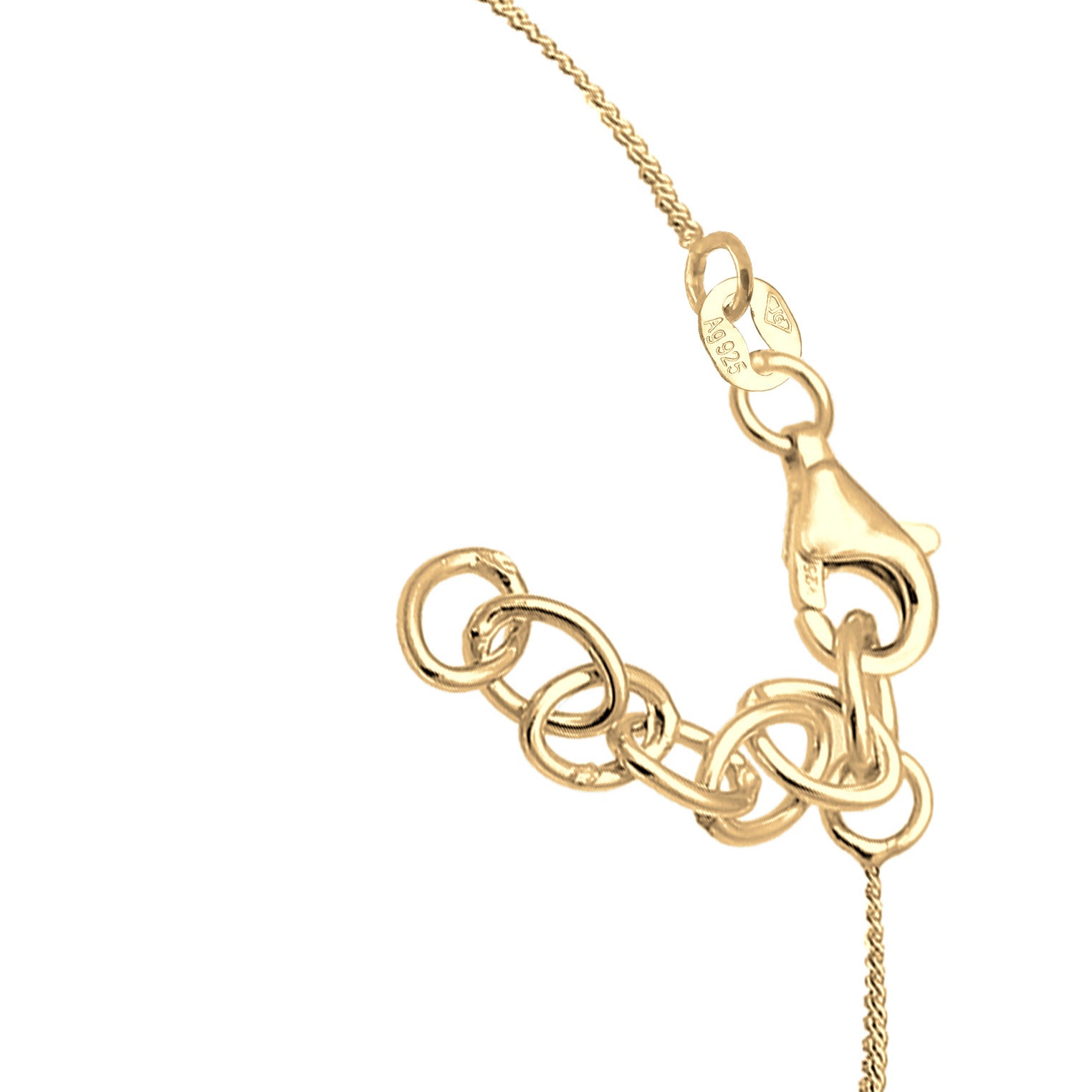 Gold Perhiasan Wanita Perak Asli - Silver Gelang Heart Stars Astro Filigree Gold Plated