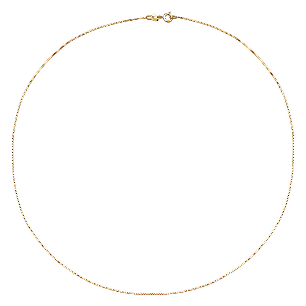 Gold Kalung Perhiasan Perak 925 Wanita Basic Venetian Gold Plated