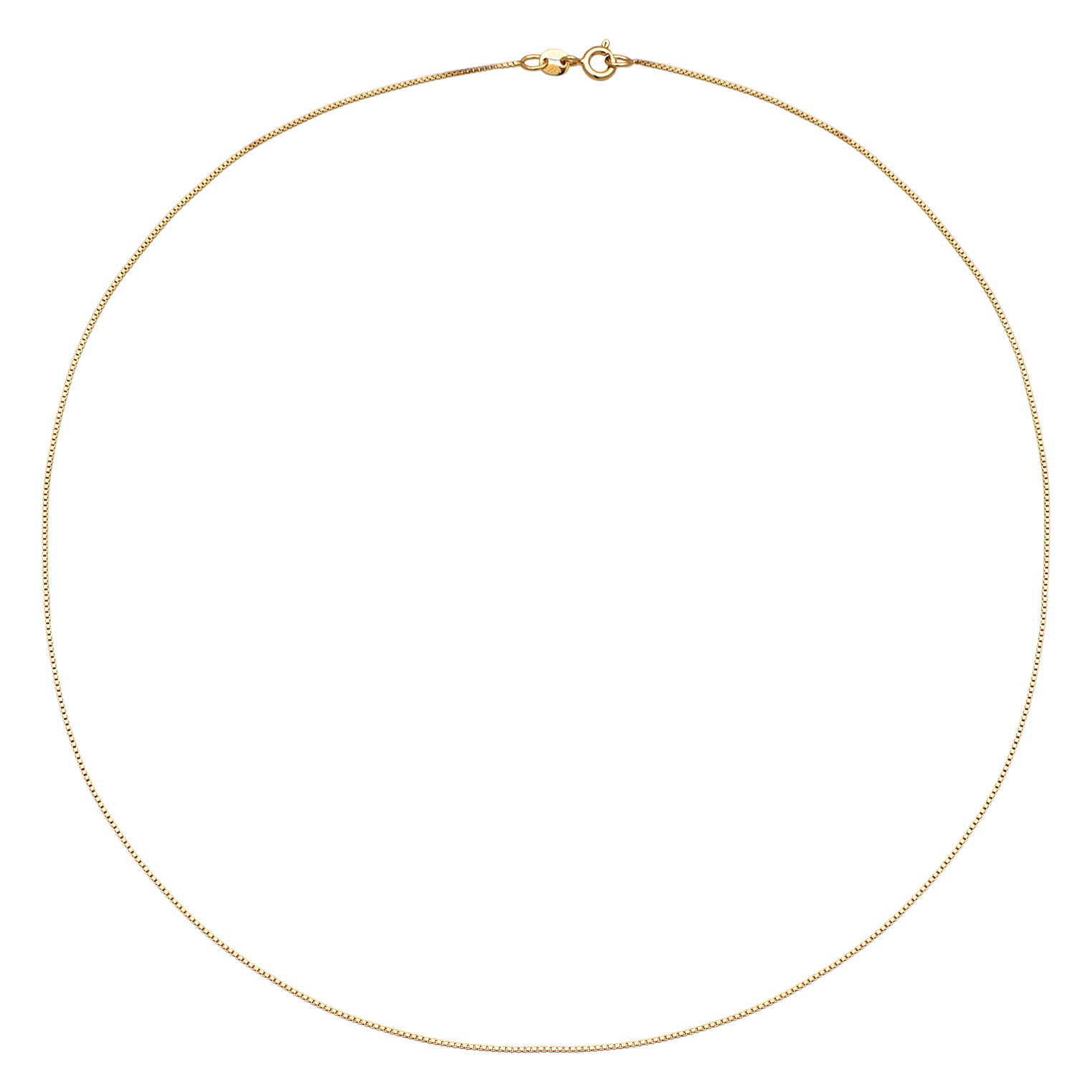 Gold Kalung Perhiasan Perak 925 Wanita Basic Venetian Gold Plated