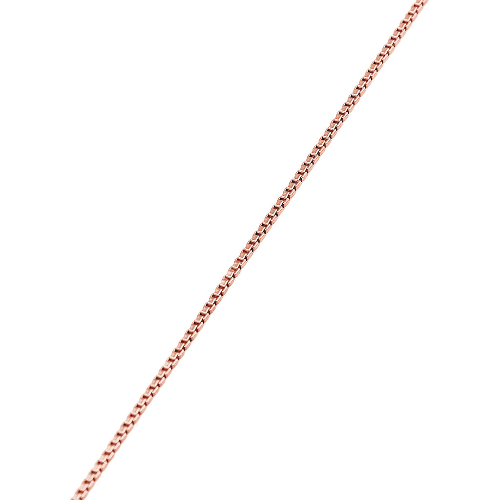 Rosegold Kalung Perhiasan Perak 925 Wanita Basic Venetian Rosegold Plated