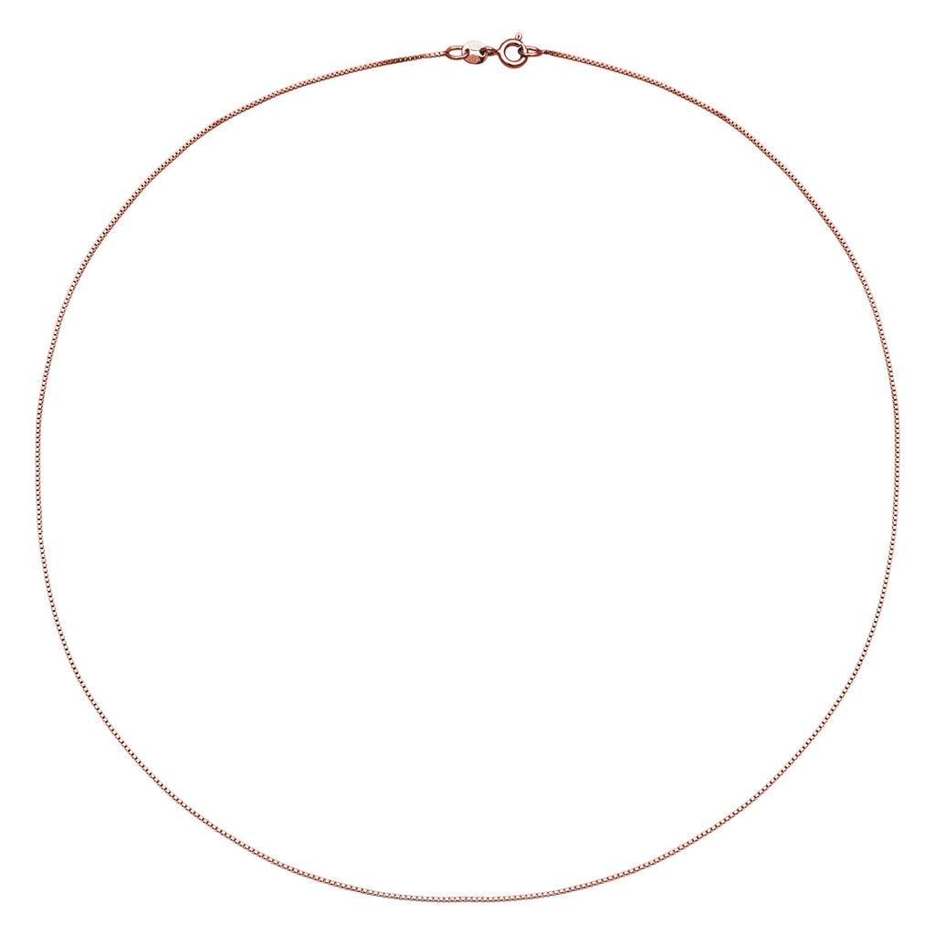 Rosegold Kalung Perhiasan Perak 925 Wanita Basic Venetian Rosegold Plated